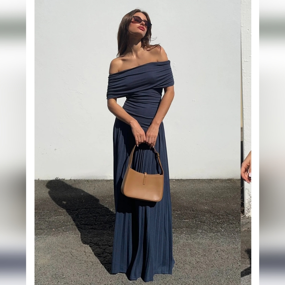 Lioness Field Of Dreams Maxi Dress - Navy